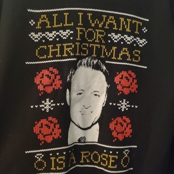 Champion Chris Harrison All I Want for Christmas Is A Rose Ugly Sweater Sz S - Picture 3 of 7